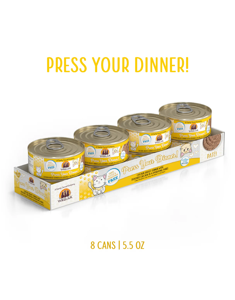 Weruva Weruva Pates Canned Cat Food Press Your Dinner! 5.5 oz single