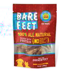 Bare Bites Bare Bites Dog Treats | Chicken Feet 5.5 oz