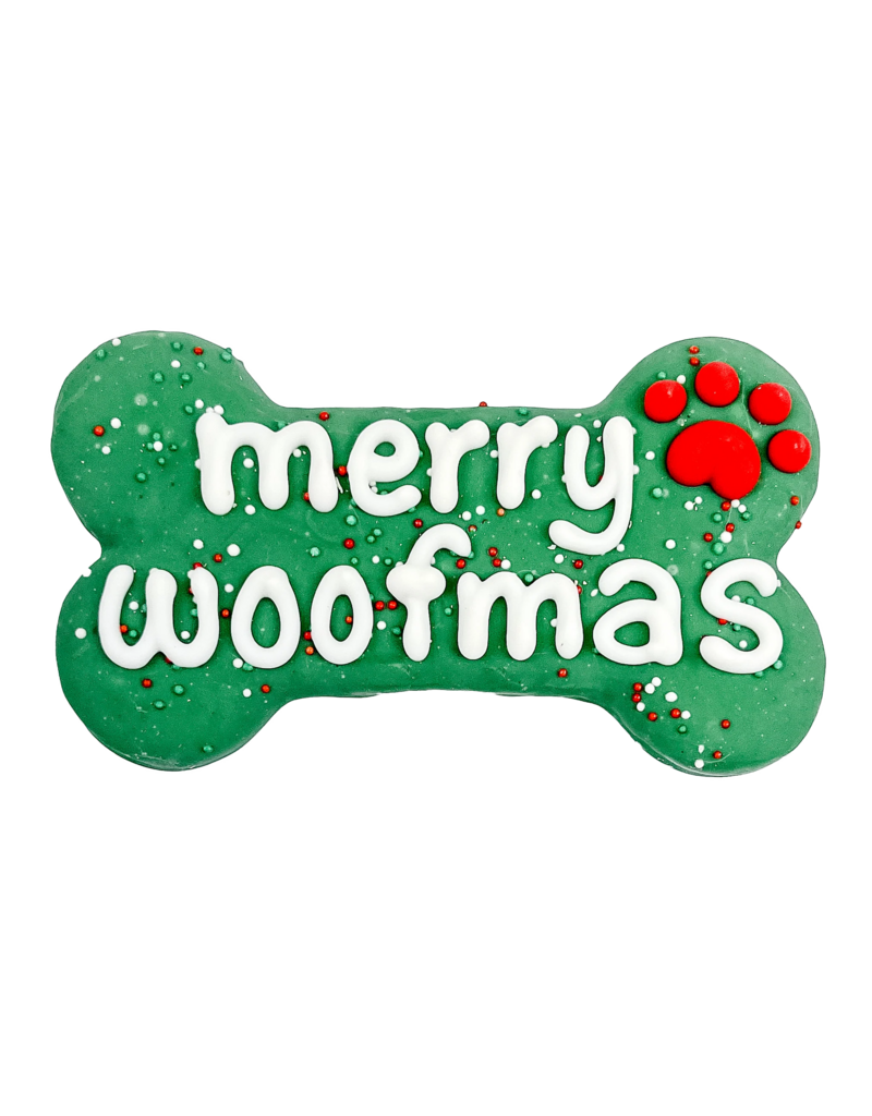 Bosco and Roxy's Bosco & Roxy's 2025 Christmas Collection | Merry Woofmas Bone 6 in single