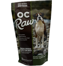 OC Raw Pet Food OC Raw Frozen Dog Food 8 oz Patties | Venison & Produce 6 lb (*Frozen Products for Local Delivery or In-Store Pickup Only. *)