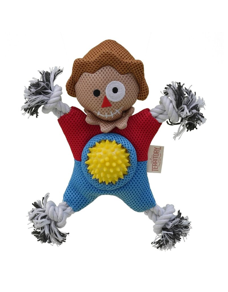 Territory Territory Halloween Dog Toy | 2-in-1 Scarecrow 10.5"