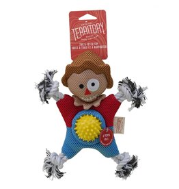 Territory Territory Halloween Dog Toy | 2-in-1 Scarecrow 10.5"