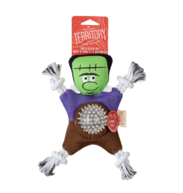 Territory Territory Halloween Dog Toy | 2-in-1 Frankenstein 9.5"