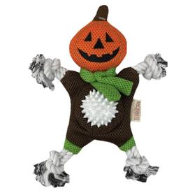 Territory Territory Halloween Dog Toy | 2-in-1 Pumpkin Head 10.5"