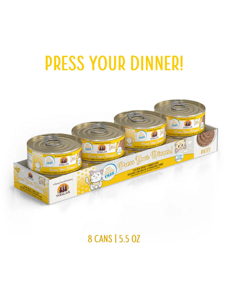 Weruva Weruva Pates Canned Cat Food Press Your Dinner! 5.5 oz single