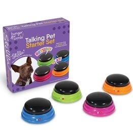 Hunger For Words Hunger For Words | Talking Pet Speech Buttons 4 Pack Starter Pack
