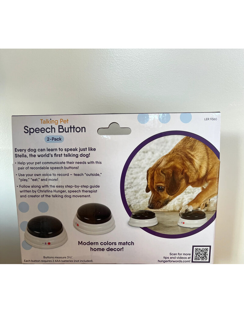 Hunger For Words Hunger For Words | Talking Pet 2 Pack Speech Buttons
