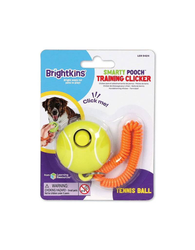 Brightkins Learning Resources | Brightkins Tennis Ball Smarty Pooch! Training Clicker