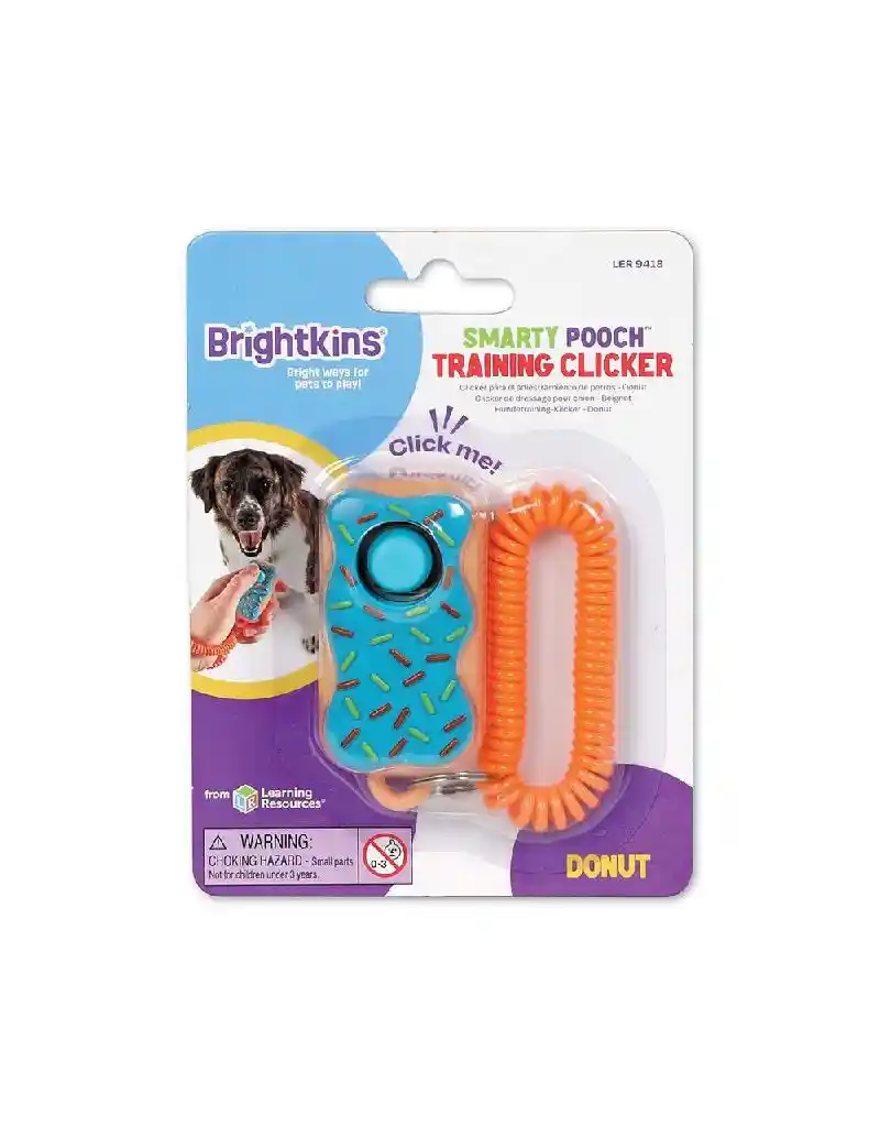 Brightkins Learning Resources | Brightkins Donut Smarty Pooch! Training Clicker