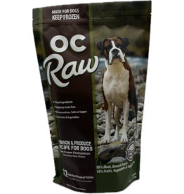 OC Raw Pet Food OC Raw Frozen Dog Food 8 oz Patties | Venison & Produce 6 lb (*Frozen Products for Local Delivery or In-Store Pickup Only. *)