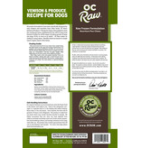 OC Raw Pet Food OC Raw Frozen Dog Food 8 oz Patties | Venison & Produce 6 lb (*Frozen Products for Local Delivery or In-Store Pickup Only. *)
