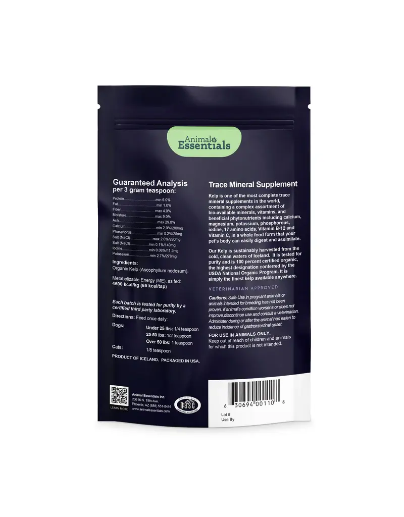Animal Essentials DISC/M Animal Essentials Supplements | Ocean Kelp 8 oz