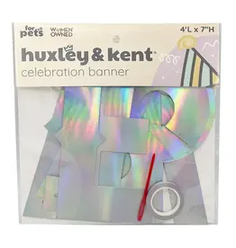 Huxley & Kent Huxley & Kent Barkday | Let's Pawty Celebration Banner