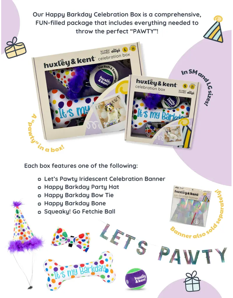 Huxley & Kent Huxley & Kent Barkday | Celebrations Box for Dogs over 25 lbs Large