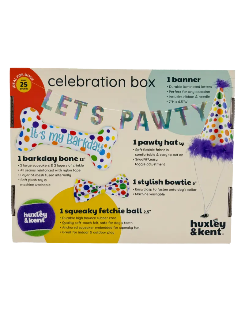 Huxley & Kent Huxley & Kent Barkday | Celebrations Box for Dogs under 25 lbs Small