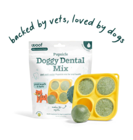 Woof Woof Pupsicle | Powdered Treat Mix Dental Kelp & Coconut Recipe 5.5 oz