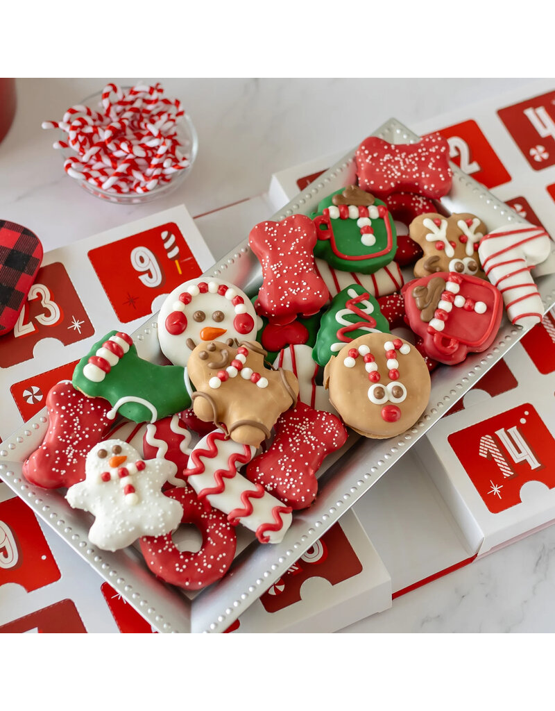 Bosco and Roxy's Bosco & Roxy's Holiday 2025 | Candy Cane Countdown Musical Advent Calendar for Dogs