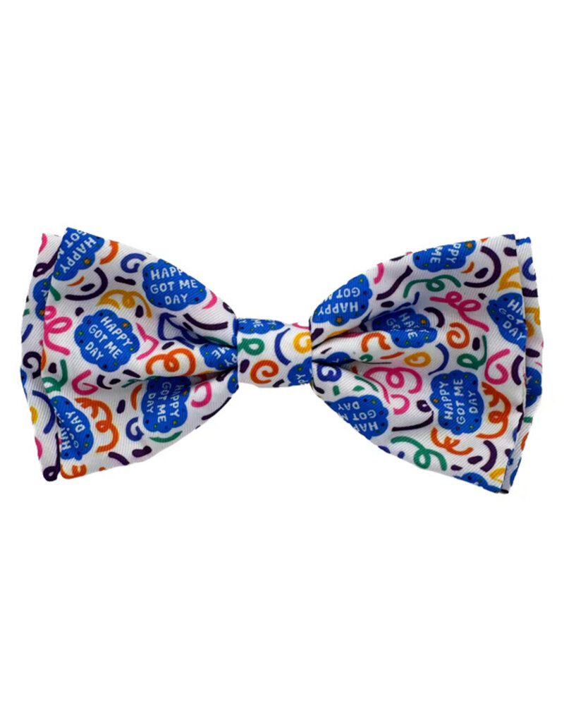 Huxley & Kent Huxley & Kent Barkday Bow Tie | Happy Got Me Day Large