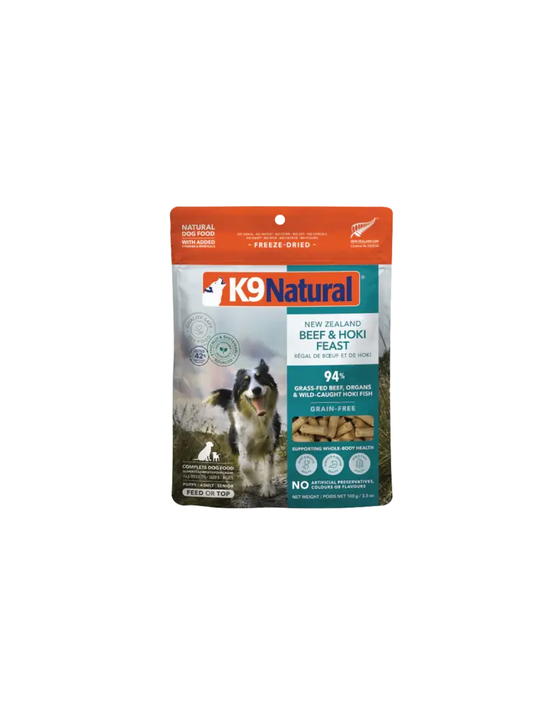 K9 Natural K9 Natural Freeze Dried Dog Food | Beef & Hoki Topper 3.5 oz