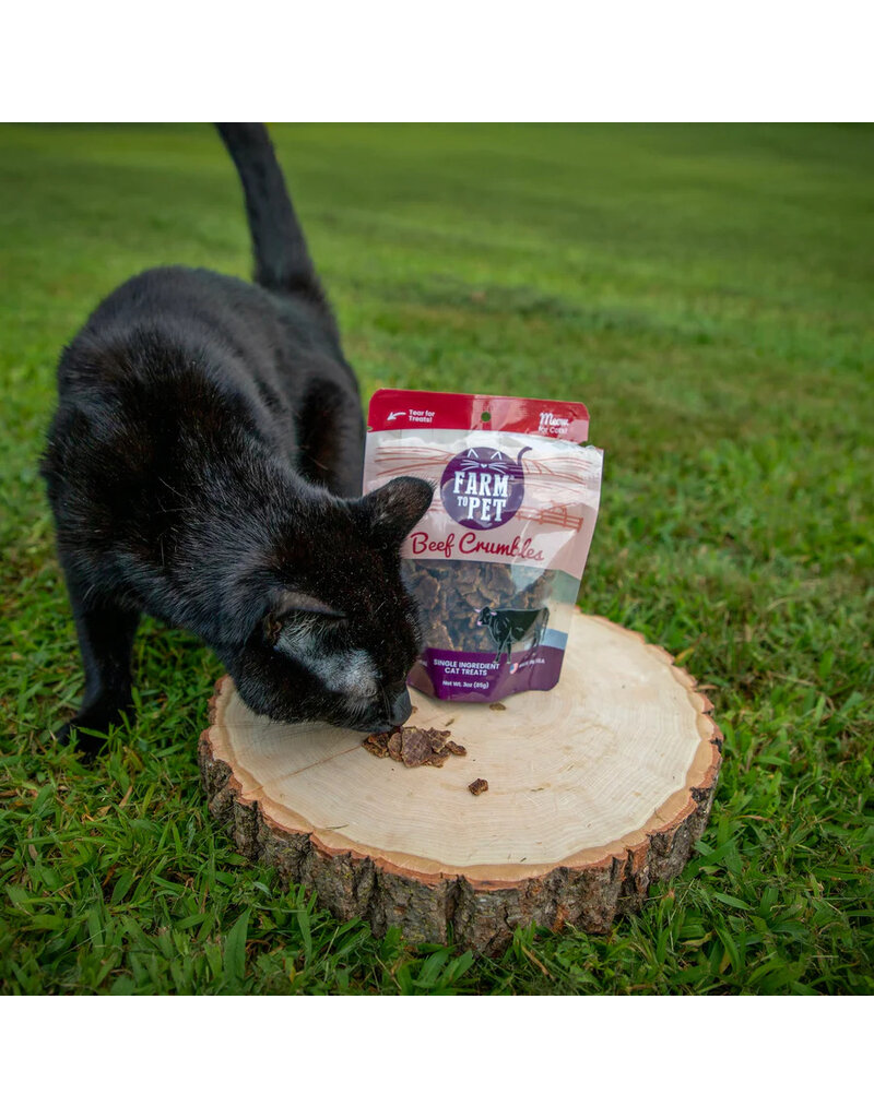 Farm to Pet Farm to Pet Cat Treats | Beef Crumbles 3 oz
