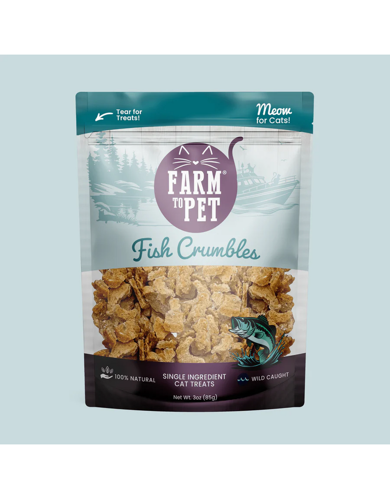 Farm to Pet Farm to Pet Cat Treats | Fish Crumbles 3 oz