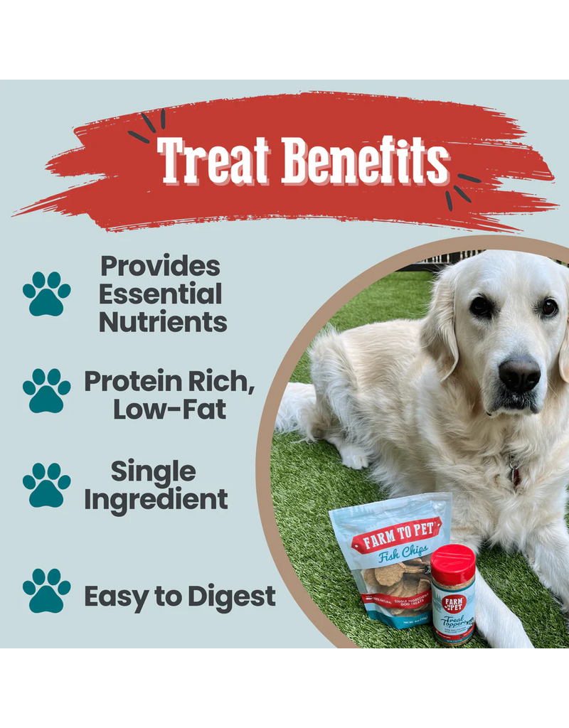 Farm to Pet Farm to Pet Dog Treats | Fish Chips 4 oz