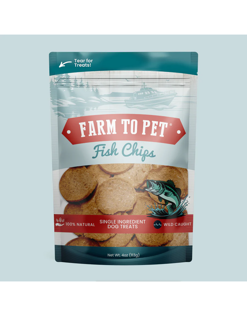 Farm to Pet Farm to Pet Dog Treats | Fish Chips 12 oz