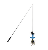 fabcat Fab Cat Interactive Cat Toys | Teaser Peacock Wand