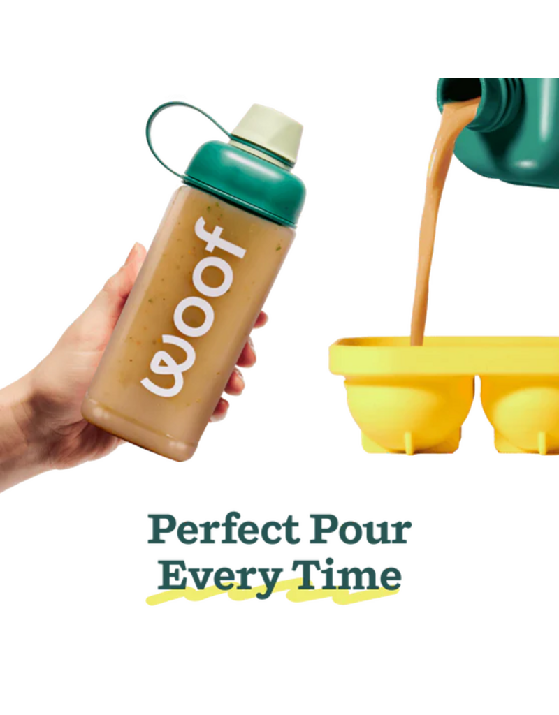 Woof Woof Pupsicle Mixer | Treat Mixer Bottle Leak Proof & Perfect Pour