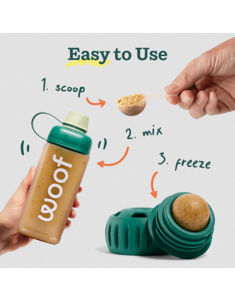 Woof Woof Pupsicle Mixer | Treat Mixer Bottle Leak Proof & Perfect Pour