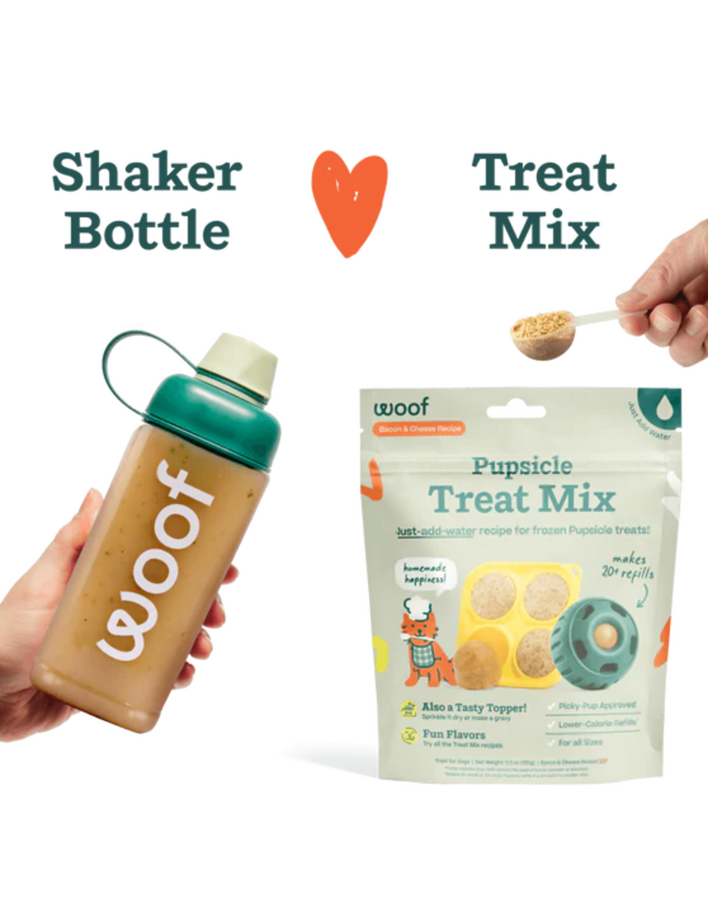 Woof Woof Pupsicle Mixer | Treat Mixer Bottle Leak Proof & Perfect Pour