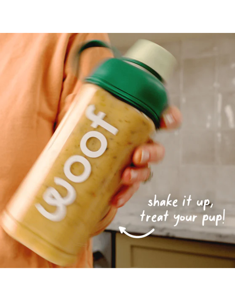 Woof Woof Pupsicle Mixer | Treat Mixer Bottle Leak Proof & Perfect Pour