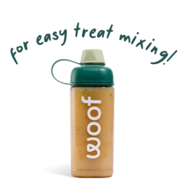 Woof Woof Pupsicle Mixer | Treat Mixer Bottle Leak Proof & Perfect Pour
