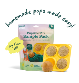 Woof Woof Pupsicle | Powdered Treat Mix Variety Pack 4 count 5.5 oz