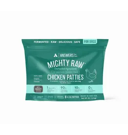 Answer's Pet Food Answers Frozen Dog Food Detailed Chicken 8 oz Patties 4 lbs (*Frozen Products for Local Delivery or In-Store Pickup Only. *)