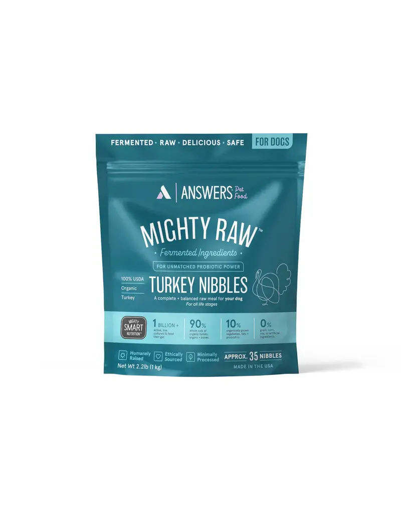 Answer's Pet Food Answers Frozen Dog Food  Detailed Turkey Nibbles 2.2 lbs (*Frozen Products for Local Delivery or In-Store Pickup Only. *)