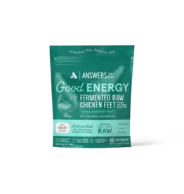 Answer's Pet Food Answers Frozen Fermented Chicken Feet for Dogs & Cats 10 ct (*Frozen Products for Local Delivery or In-Store Pickup Only. *)