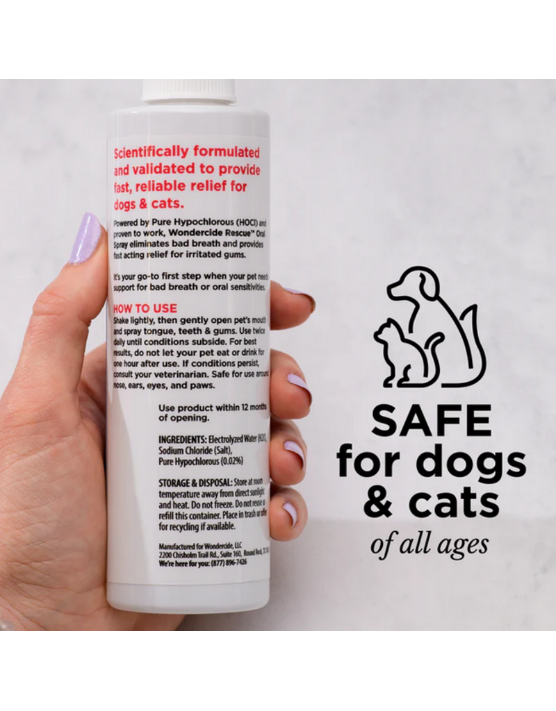 Wondercide Wondercide RESCUE | Oral Spray for Dogs & Cat 8.5 oz