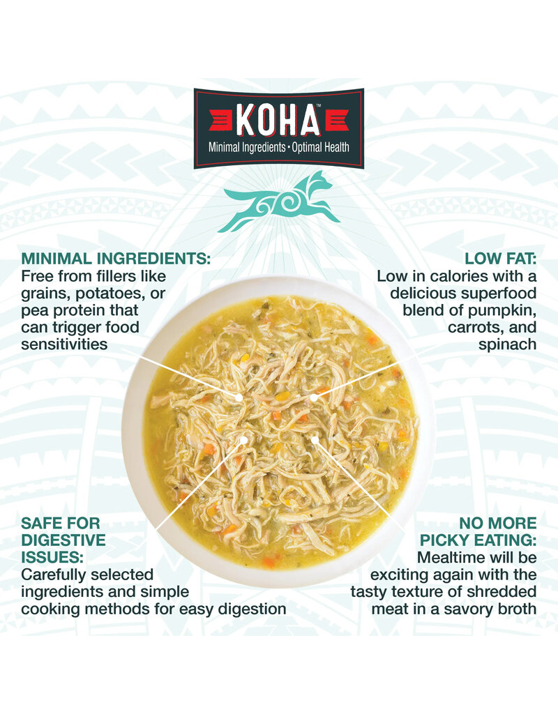 Koha Koha Pure Shreds Dog Food | Variety 6 Pack 75 oz