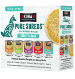 Koha Koha Pure Shreds Dog Food | Variety 6 Pack 75 oz