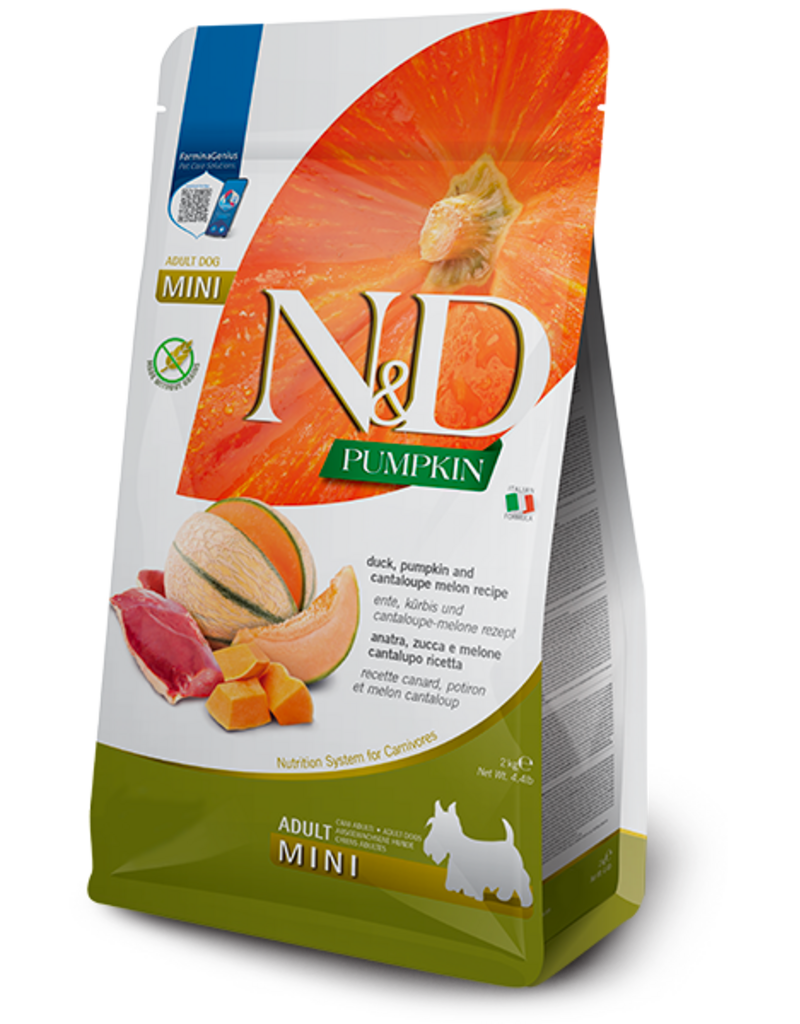 Farmina Pet Foods Farmina Grain Free Dog Kibble Mini Bites | Duck, Pumpkin, & Cantelope 4.4 lb