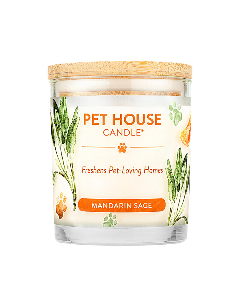Pet House Pet House Candles Holiday Collection | Mandarin Sage 9 oz