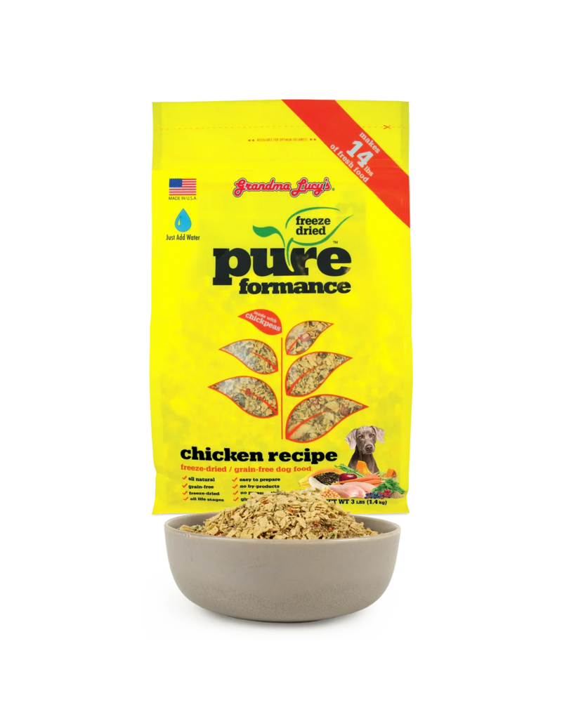 Grandma Lucy's Grandma Lucy's Dehydrated Dog Food | PureFormance Chicken 1lb