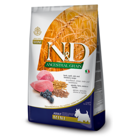 Farmina Pet Foods Farmina Ancestral Grain Dog Kibble Mini Bites | Adult Lamb Blueberry 15.4 lb