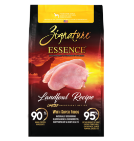 Frontier Distributing Zignature Essence Dog Kibble | Turkey & Chicken Landfowl Recipe 21 lb