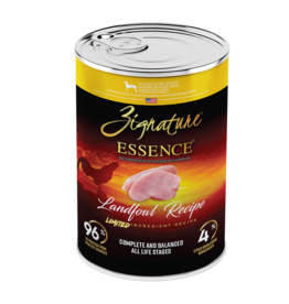 Frontier Distributing Zignature Essence Dog Canned Food| Turkey & Chicken Landfowl Recipe 13 oz single