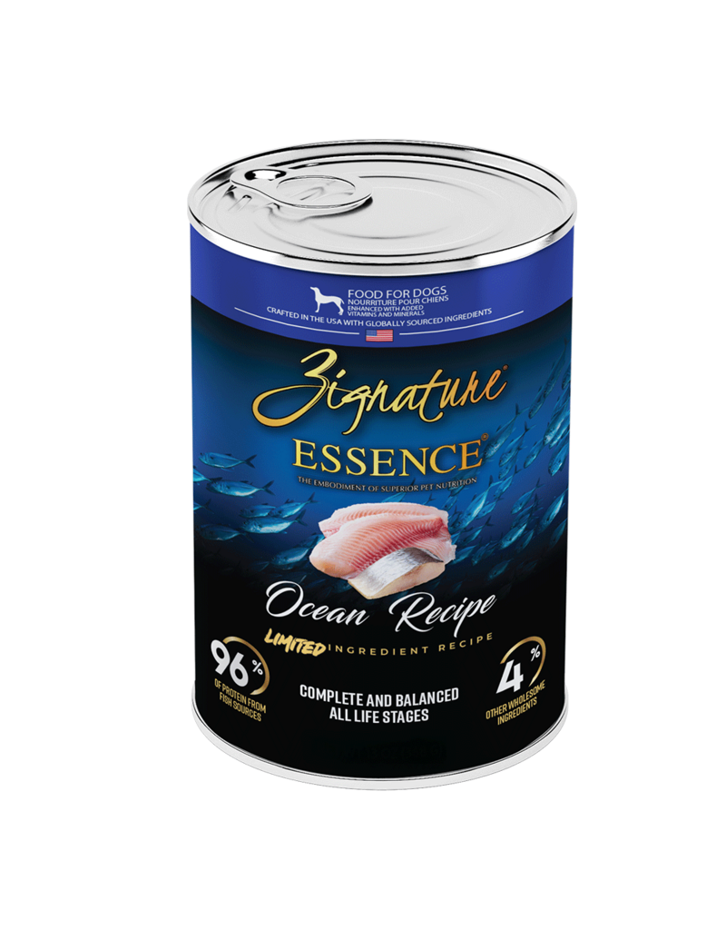 Frontier Distributing Zignature Essence Dog Canned Food | Whitefish & Herring Ocean Recipe 13 oz single