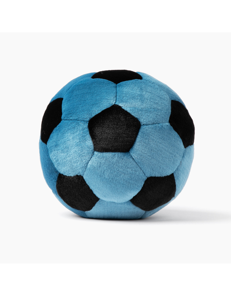 Fluff & Tuff Fluff & Tuff Inc. Dog Toys | Blue Soccer Ball Large