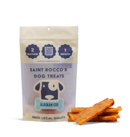 Saint Rocco's Treats Saint Rocco Dog Treats | Alaskan Cod Jerky 8 oz