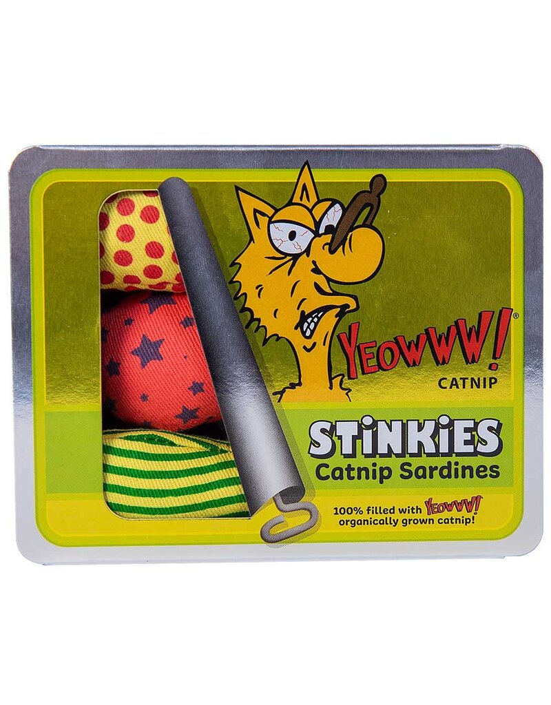 Yeowww! Yeowww! Cat Toys | Tin of Stinkies 3 pk